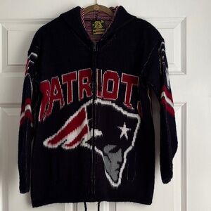 Women’s Hoodie - Navy Blue and Red